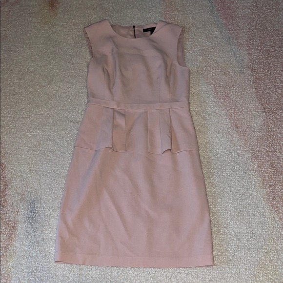 BCBGMaxAzria Dresses & Skirts - BCBGMaxAzria Blush Pink Mini Peplum Dress